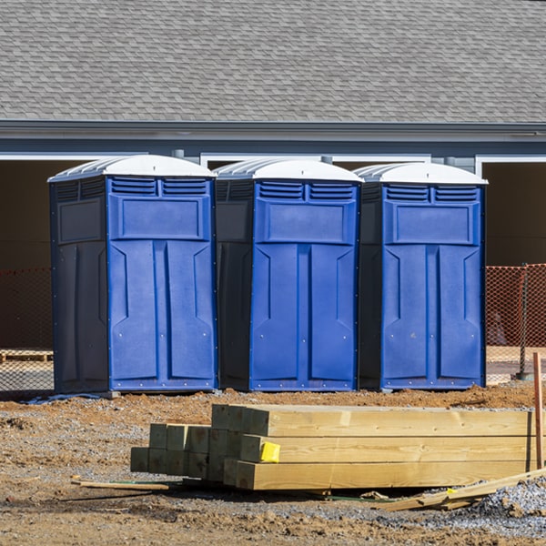 what is the maximum capacity for a single portable toilet in Genoa City WI